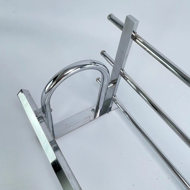 1930s Art Deco Coat Rack in Chrome, 1930s For Sale - Image 5 of 8