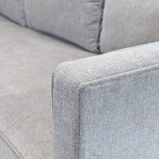 Mitchell Gold + Bob Williams Clifton Modern Gray Sectional Sofa For Sale In San Francisco - Image 6 of 8