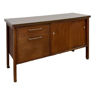 Jofco MCM Sideboard Vintage American Made Jasper Indiana Mid-Century Office Unit For Sale