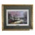 Thomas Kinkade Morning Dogwood Framed Matted Art Print Vintage Garden Gazebo For Sale