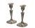 Pair of Elegant Sterling Silver 925 Candle Holders, London, England, 20th Century For Sale - Image 4 of 8