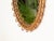 Vintage Oval Mirror in Curved Rattan and Bamboo by Franco Albini, Italy, 1960s For Sale - Image 6 of 12