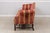 Vintage Camelback Damask Upholstered Sofa For Sale - Image 4 of 16