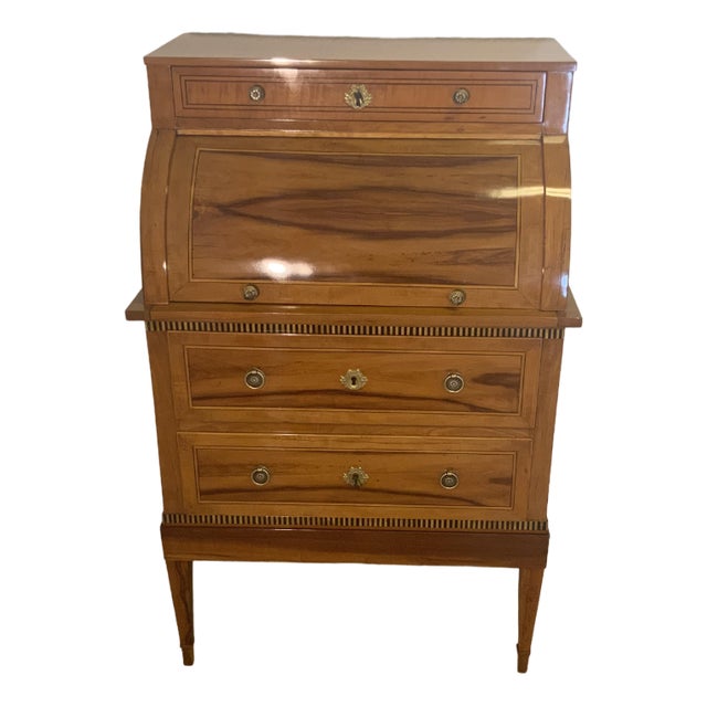 Small Ladies Secretary in Apple Wood, 1800 For Sale