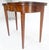 Brown Fine Inlaid Serpentine Front Federal Style Flip Top Console Sofa Table MINT For Sale - Image 8 of 18