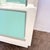 1980s Postmodern White and Turquoise Lacquer Laminate Waterfall Dresser For Sale - Image 13 of 13