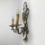 Silver and Gilt Iron Sconces, 1980s, Set of 2 For Sale - Image 6 of 8