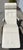 Fabulous and comfortable adjustable lounge chair designed by Christophe Marchand for Wogg. Upholstered in white leather...