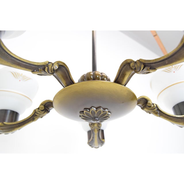 1930s Art Deco Chandelier, Germany, 1930s For Sale - Image 5 of 16