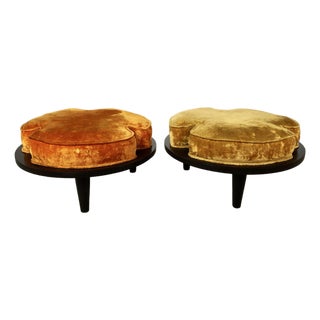 1960’s Mid-Century Modern Stackable Ottomans Stools For Sale