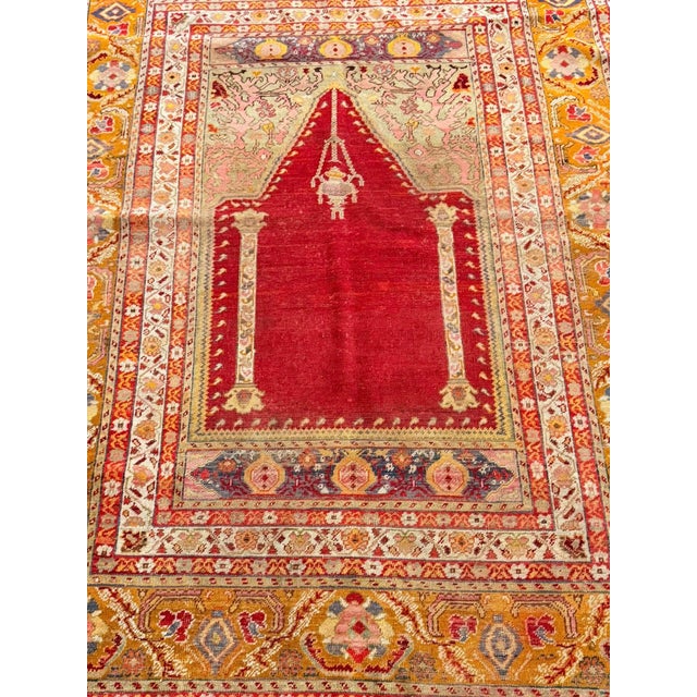 1950s Classic Smyrna Rug, Türkiye, 1950s For Sale - Image 5 of 6