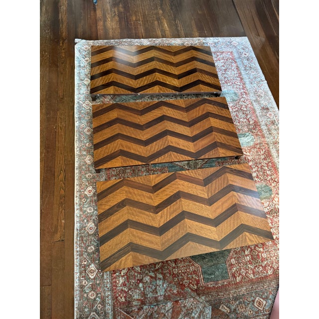 1970s 1970s Milo Baughman Extension Dining Table Designed for Directional Furniture For Sale - Image 5 of 11