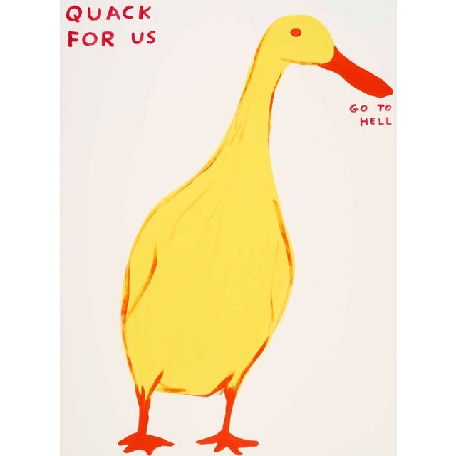 David Shrigley Duck Print For Sale