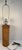 1970s Mid-Century Modern Raffia Wrapped Cylinder Table Lamp, Natural Woven Cord For Sale - Image 4 of 9