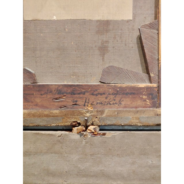 Egbert Van Heemskerck the Younger-Confession to a Monk-18th C. Oil Painting For Sale In Los Angeles - Image 6 of 11