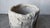 Gray 13" Mid Century Rough Hewn Organic Ceramic Planter For Sale - Image 8 of 10