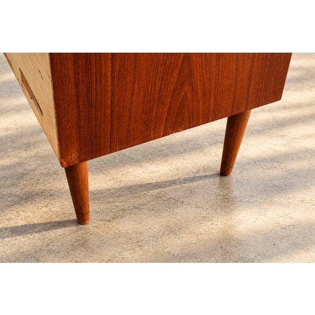 Wood Vintage Danish Secretary Desk, 1960s For Sale - Image 7 of 8