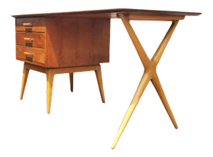 A Mid-Century Modern Desk by Renzo Rutili for Johnson Furniture
