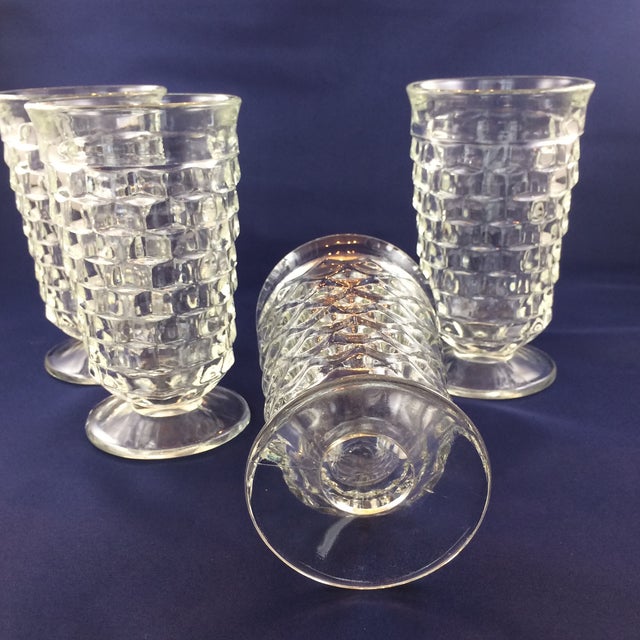 Midcentury Whitehall Footed Iced Tea Glasses Set of 4 Chairish