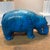 African Egyptian Renaisance Style Ceramic Hippopotamus Sculpture Made in Italy For Sale - Image 3 of 10