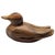Figurative Roy A. Parfait Hand-Carved Duck Sculpture Signed Folk Art Wood Carving For Sale - Image 3 of 12