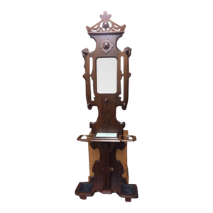 Antique Hall Tree, Victorian Hall Tree, Mudroom Furniture, Eastlake Style Furniture
