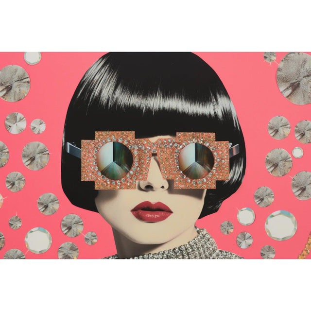 # Set of 4 - 36" X 24" - Unframed Limited Edition Photograph Prints - 'Girls & Diamonds'' - Fashion Series'#2 For Sale - Image 4 of 7