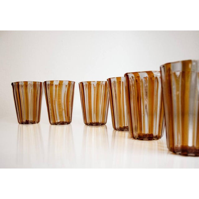 Italian Murano Glassware by Angelo Ballarin for Ribes Studio, 2004, Set of 6 For Sale - Image 4 of 18
