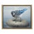 Blue Jay by Susan McDonnell | Oil on Panel Bird on Rock Painting For Sale