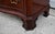 Vintage Chippendale Style Mahogany China Cabinet Hutch Serpentine Swan Neck For Sale - Image 9 of 15