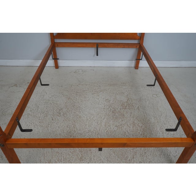 Eldred Wheeler Eldred Wheeler Queen Size Tiger Maple Bed For Sale - Image 4 of 16