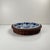 Ceramic Serving Platters in White and Blue Floral Pattern with Woven Wicker Mount, 1980, Set of 6 For Sale - Image 3 of 18