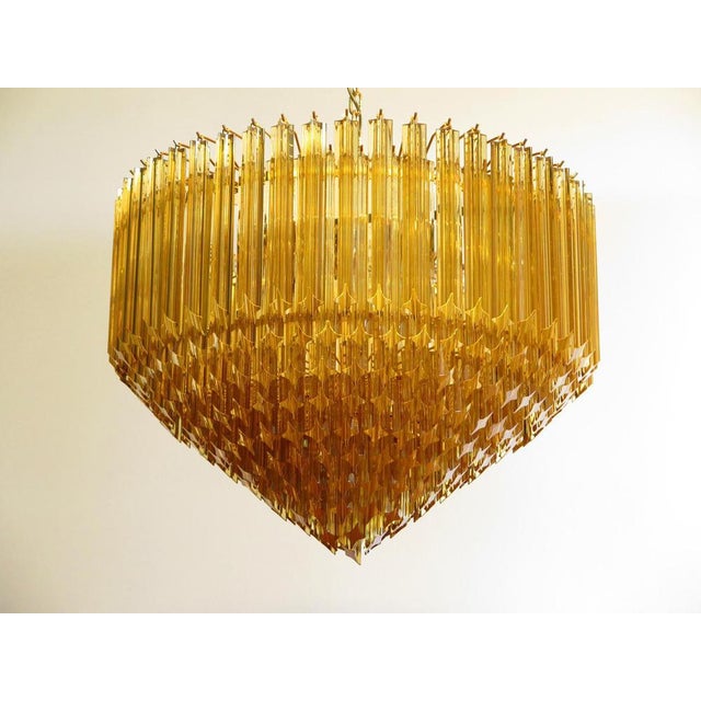 Quadriedri Murano Glass Chandeliers, Set of 2 For Sale - Image 6 of 18