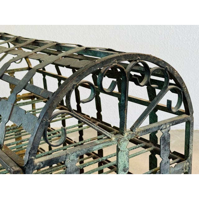 Early 20th Century French Steel Wine Chest For Sale - Image 11 of 12