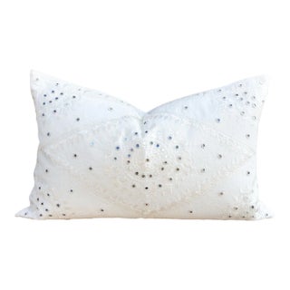 Sheesha Embroidered Lumbar Pillow For Sale