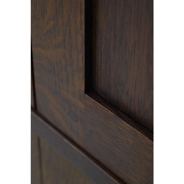 Stickley Mission Oak Entertainment Unit Armoire For Sale - Image 13 of 18