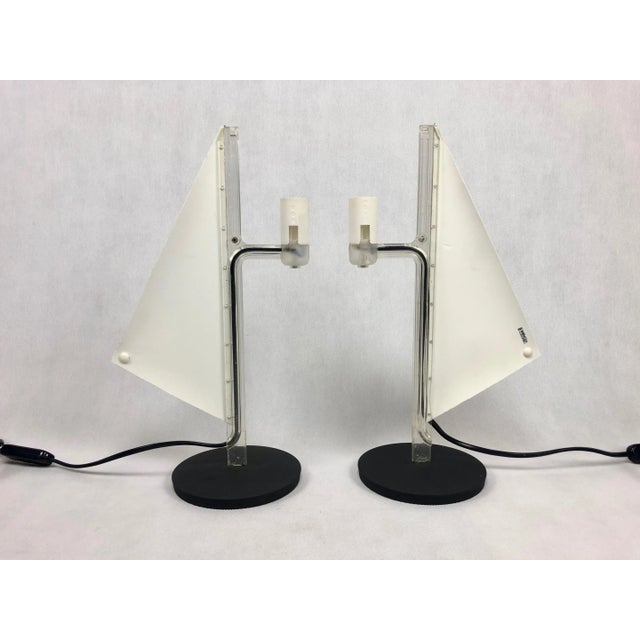 Black Nautilus Table Lamps by Barbaglia & Colombo for Italian Luce, 1990s, Set of 2 For Sale - Image 8 of 8