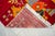 Authentic 1940s Turkish Rug 5x10 Vibrant Red Mid Century Modern Organic Wool Carpet For Sale - Image 13 of 14