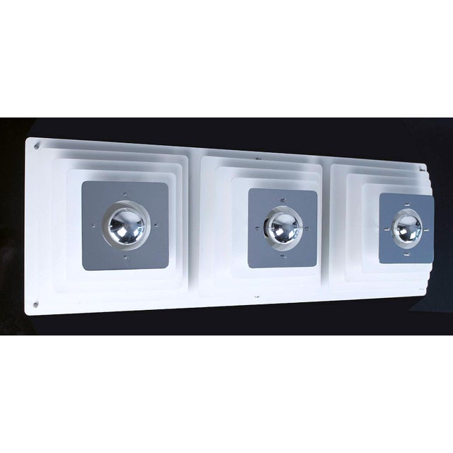 Mid-Century Modern Large Architectonic Wall Light from Honsel, 1970s For Sale - Image 3 of 13