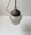 Antique Edwardian Style Etched Glass and Copper Pendant Lights, 1910s, Set of 2 For Sale - Image 4 of 9