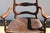 Vintage 1950s Italian Provincial Carved Wood Dining Chairs With Rush Seats – Set of 12 For Sale - Image 14 of 18