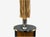 Brown Swedish Art Deco, Pendant Light, Burl, Cord, Glass, Chrome, Sweden, 1930s For Sale - Image 8 of 11