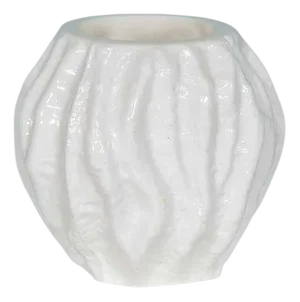 Vase in Frosted Glass by Kurt Wokan for Ingrid, West Germany
