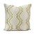Linen Highland Court Diamond Back in Citron Pillow Cover For Sale - Image 8 of 8