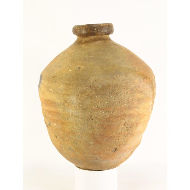 Ceramic Spanish Colonial Redware Terracotta Amphorae Jar for Fine Wines For Sale - Image 7 of 18