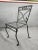 Early 20th Century Early 20th Century Salterini Mt. Vernon Wrought Iron Patio Chairs - Set of 8 For Sale - Image 5 of 11