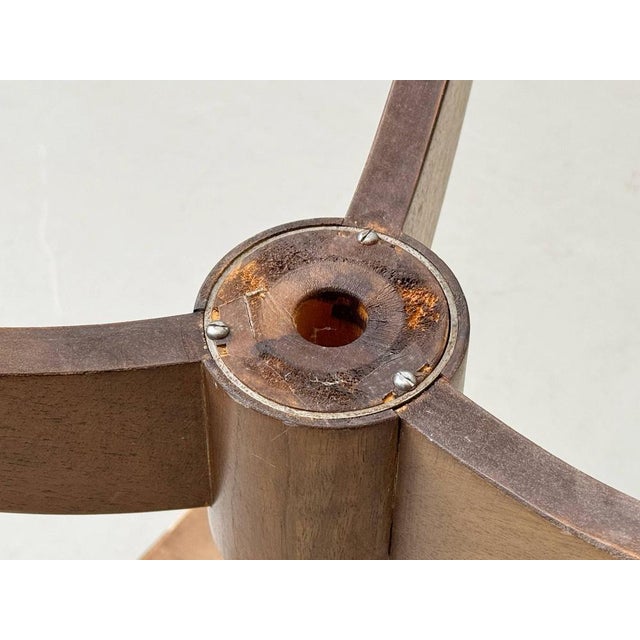 Height-Adjustable Piano Stool in Beech, 1920s For Sale - Image 11 of 18