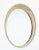 Mid-Century Italian Round Mirror with Double Brassed Gold Frame by Galimberti Lino, 1975 For Sale - Image 14 of 15