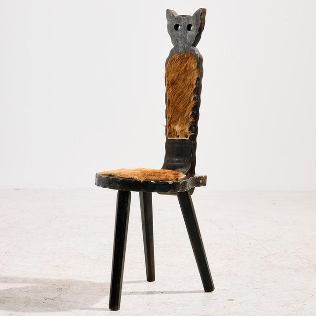 1970s Vintage Hand-Crafted Side Chair, 1970s For Sale - Image 5 of 17