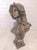 Vintage Art Nouveau Bust of Young Woman, 1960 For Sale - Image 10 of 17